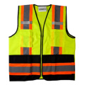 chaleco amarillo con negro