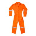 Overol IPF LAV-1004-ABR 100% algodón naranja con reflejante