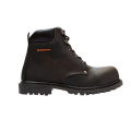 Zapato borceguí BERRENDO 154 café con casquillo de acero para trabajo industrial