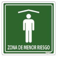 zona menor riesgo