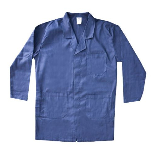 Bata azul marino IPF BAGAMASH 100% algodón