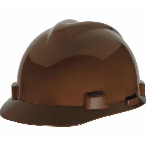 Casco de seguridad MSA V-Gard tipo cachucha color cafe