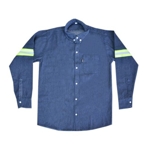 Camisola de mezclilla IPF CA14MOSHR con reflejante