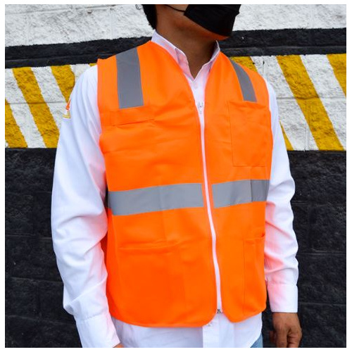 Chaleco Alta Visibilidad Naranja 3