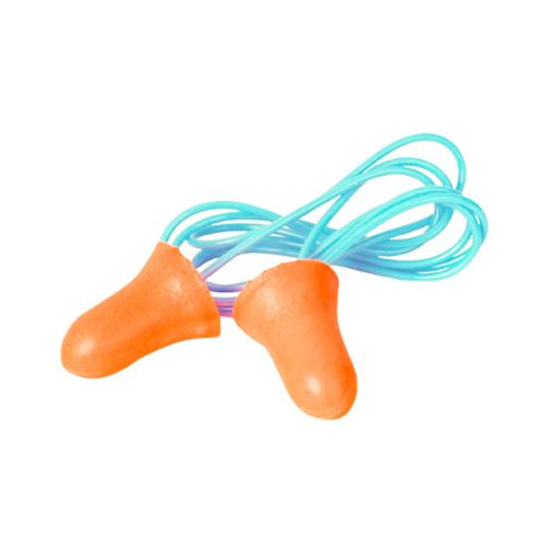 Tapón auditivo desechable Howard Leight MAX-30 naranja con cordón