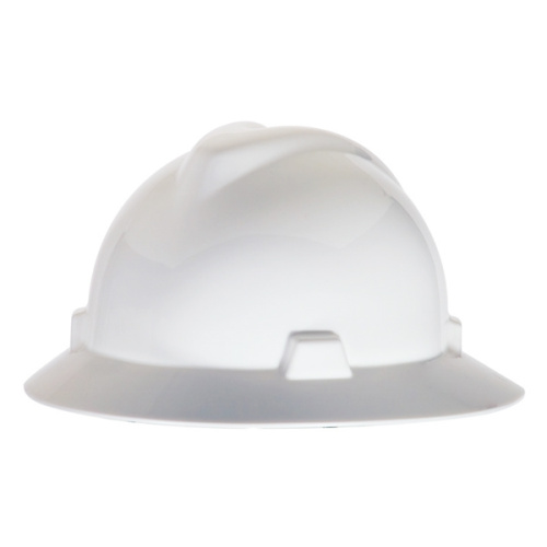 Casco de seguridad MSA V-Gard ala ancha color blanco