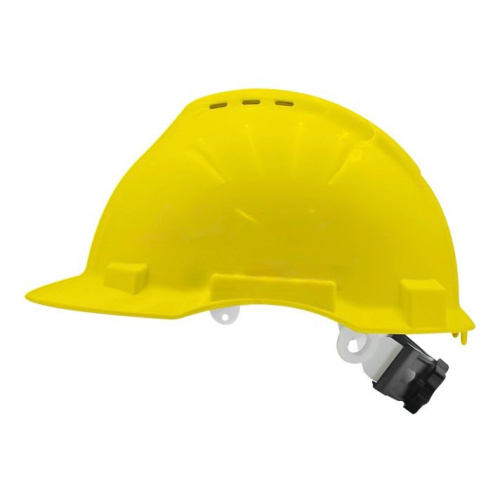 Casco ventilado amarillo Lamira AS-4462