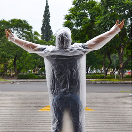 Impermeable traslúcido AS-4479 Talla L