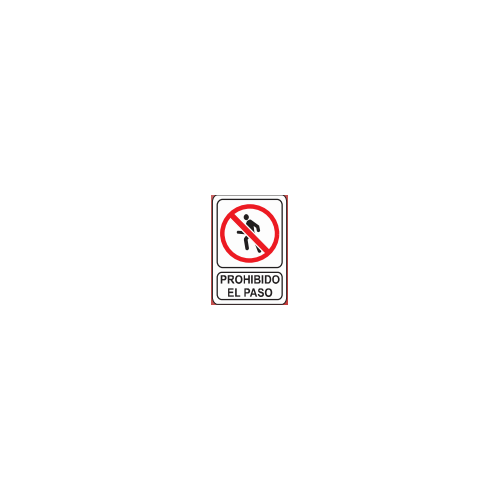 Prohibido el paso