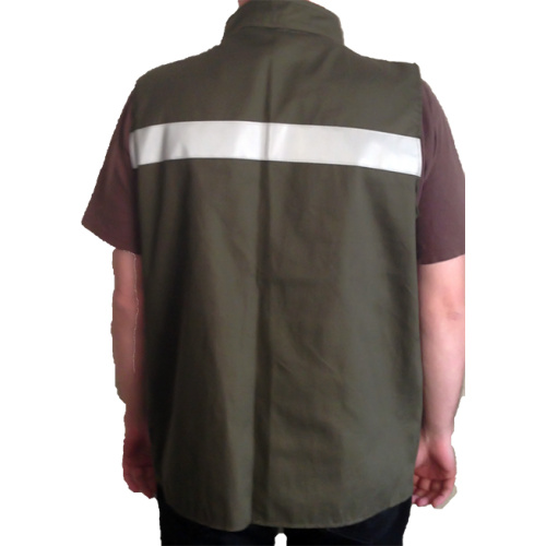 Chaleco Brigadista Plus Verde Back