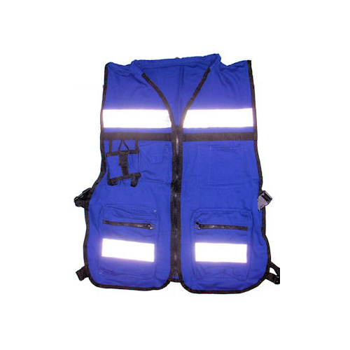 Chaleco Brigadista Azul FRYEP 50/50 Algodón-Poliester