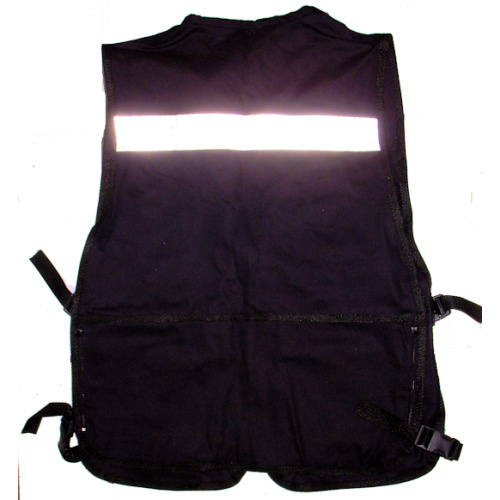 Chaleco Brigadista Negro Back