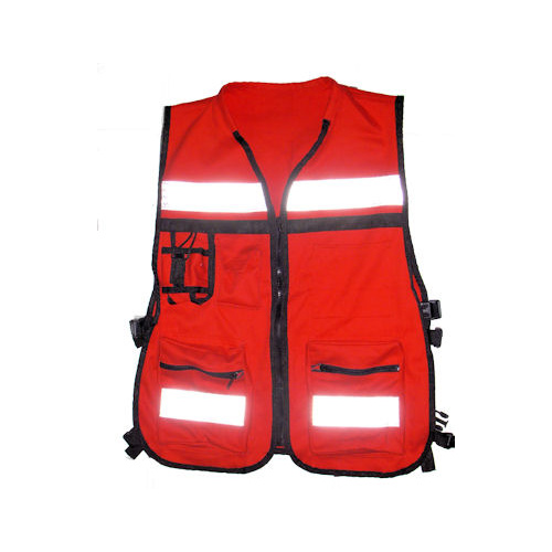 Chaleco Brigadista Rojo FRYEP 50/50 Algodón-Poliester