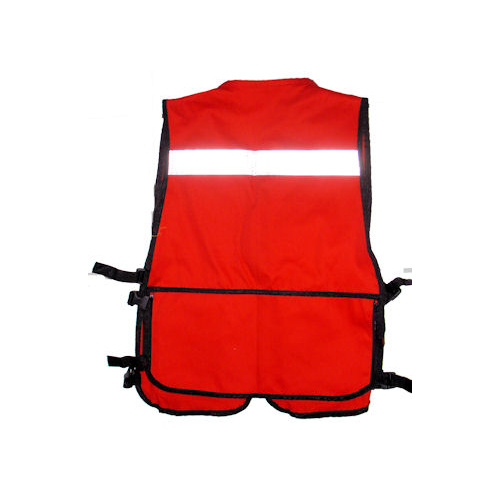 Chaleco Brigadista Rojo Back