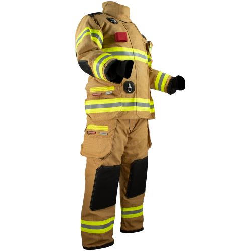 Traje de bombero Protector Omni Elite Oro certificado NFPA 1971 y EN 469