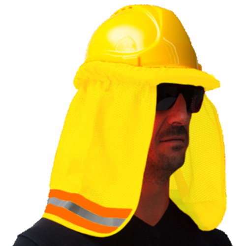 Cubrenuca MR SR1040 alta visibilidad color amarillo para cascos