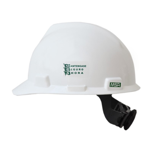 Casco de seguridad MSA V-Gard tipo cachucha color blanco